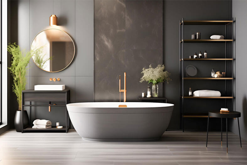 Marble bathroom